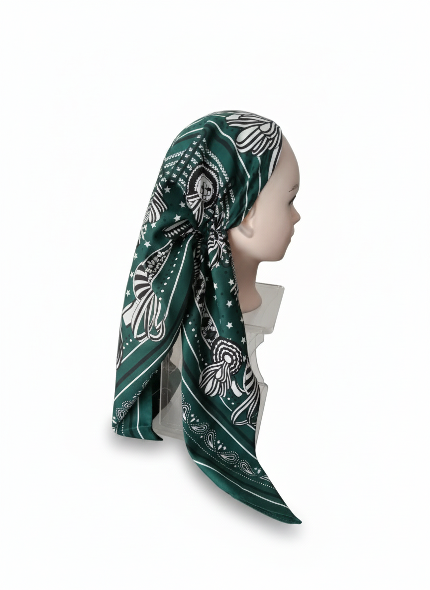 {{ Pre-Tied}} {{ Tichel }}