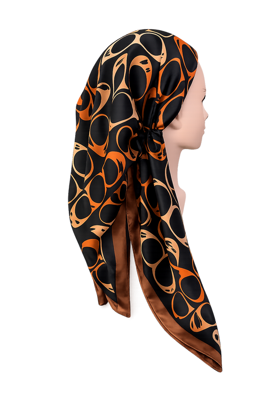 Amber Eclipse pretied tichel