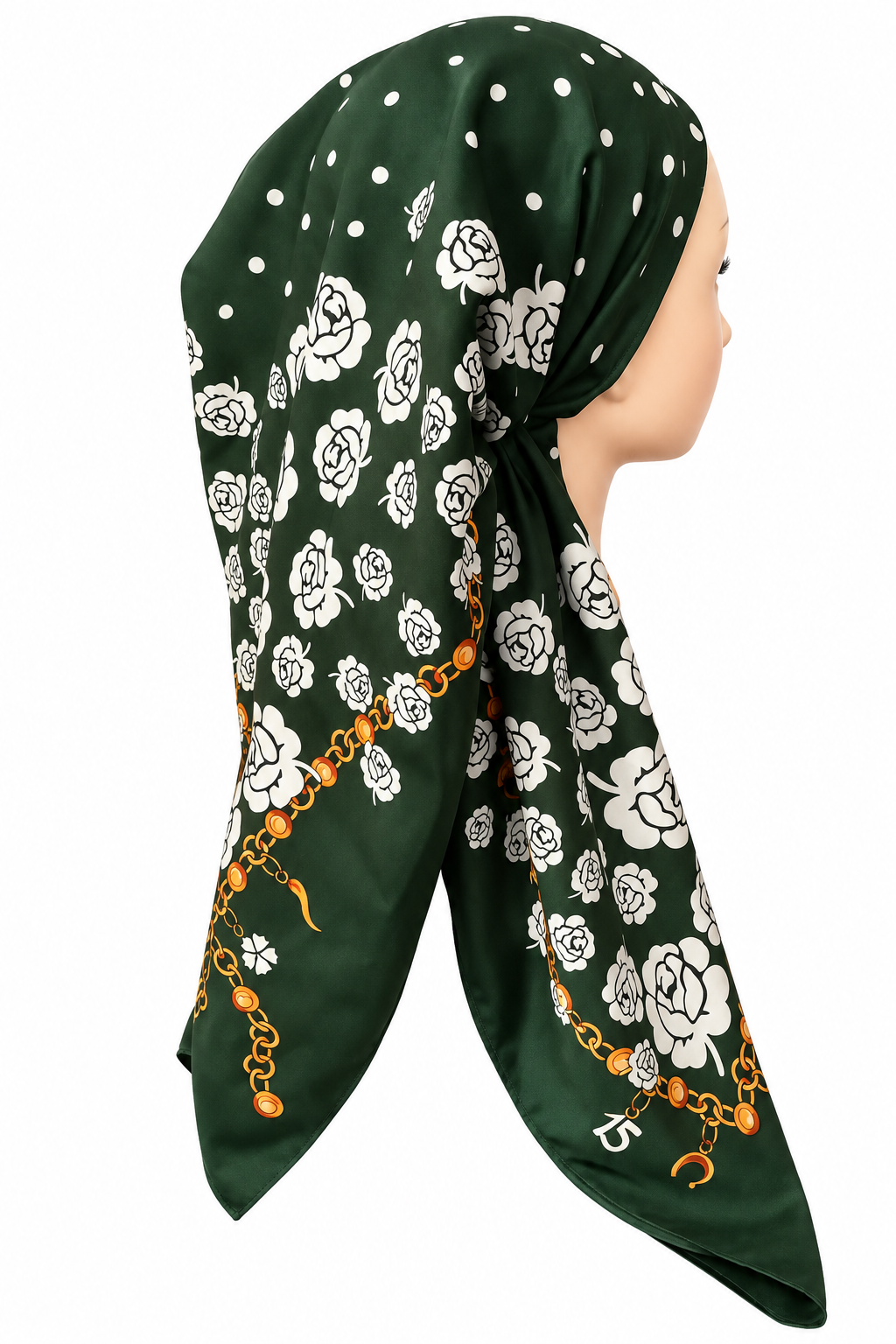 Enchanted Emerald preteid tichel