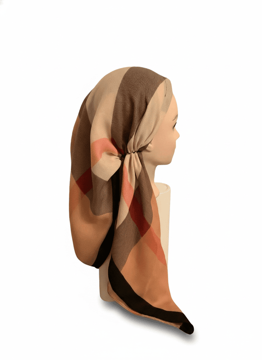 Toffee Heritage Pretied Tichel Head Scarf
